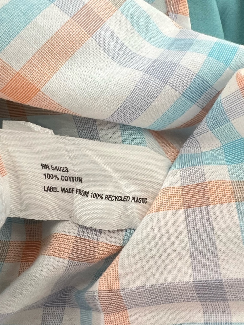 GAP Men's Plaid Short Sleeve Shirt Excellent Condition No Flaws Size Large - Picture 6 of 6